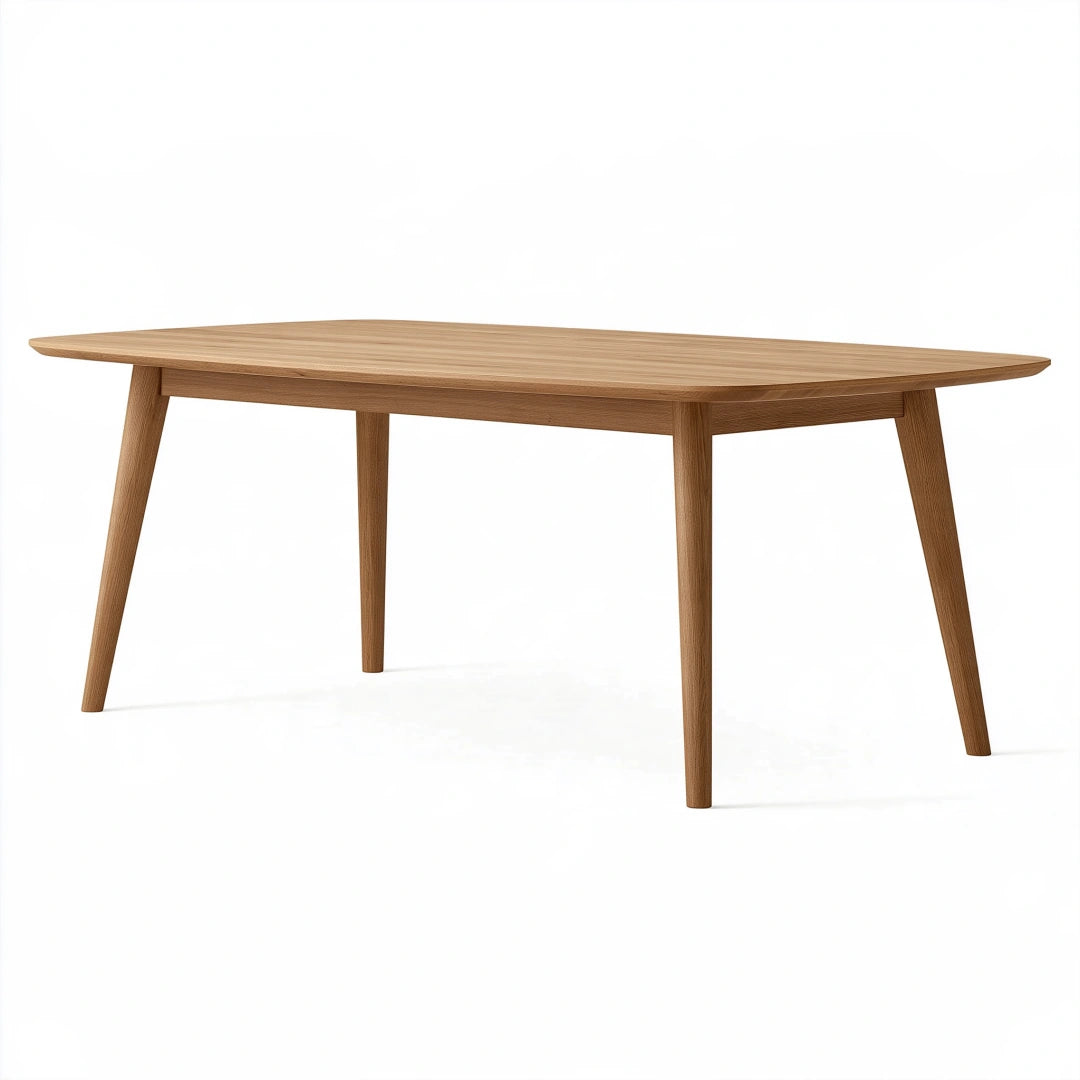 Esstisch 160 x 90 x 75 cm Holz Natur Rechteckig Skandinavisch