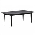 Esstisch 160 x 90 cm Schwarz Holzwerkstoff - rechteckig für Esszimmer