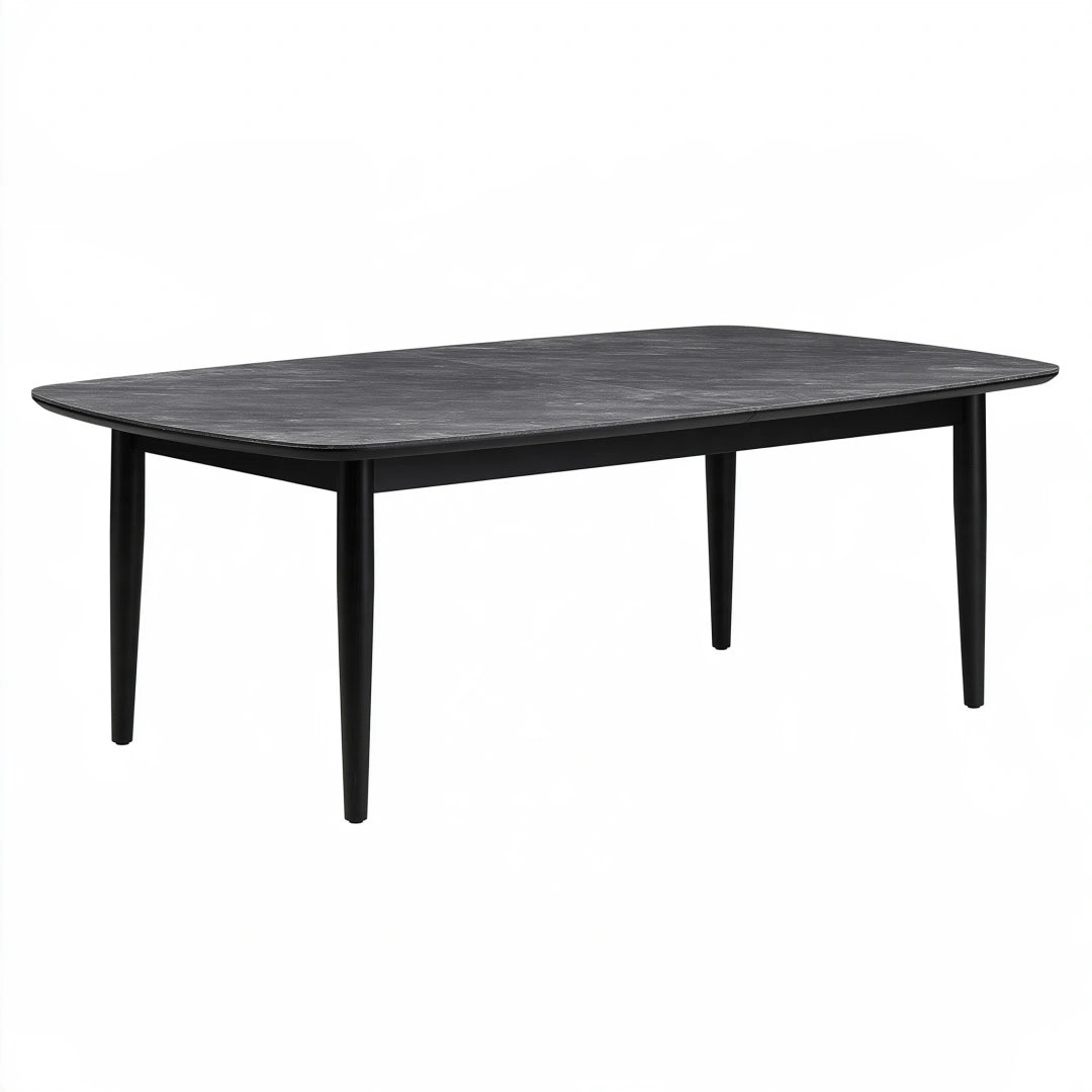 Esstisch 160 x 90 cm Schwarz Holzwerkstoff - rechteckig für Esszimmer