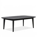 Esstisch 180 x 90 x 75 cm Holz Schwarz Anthrazit modern rechteckig