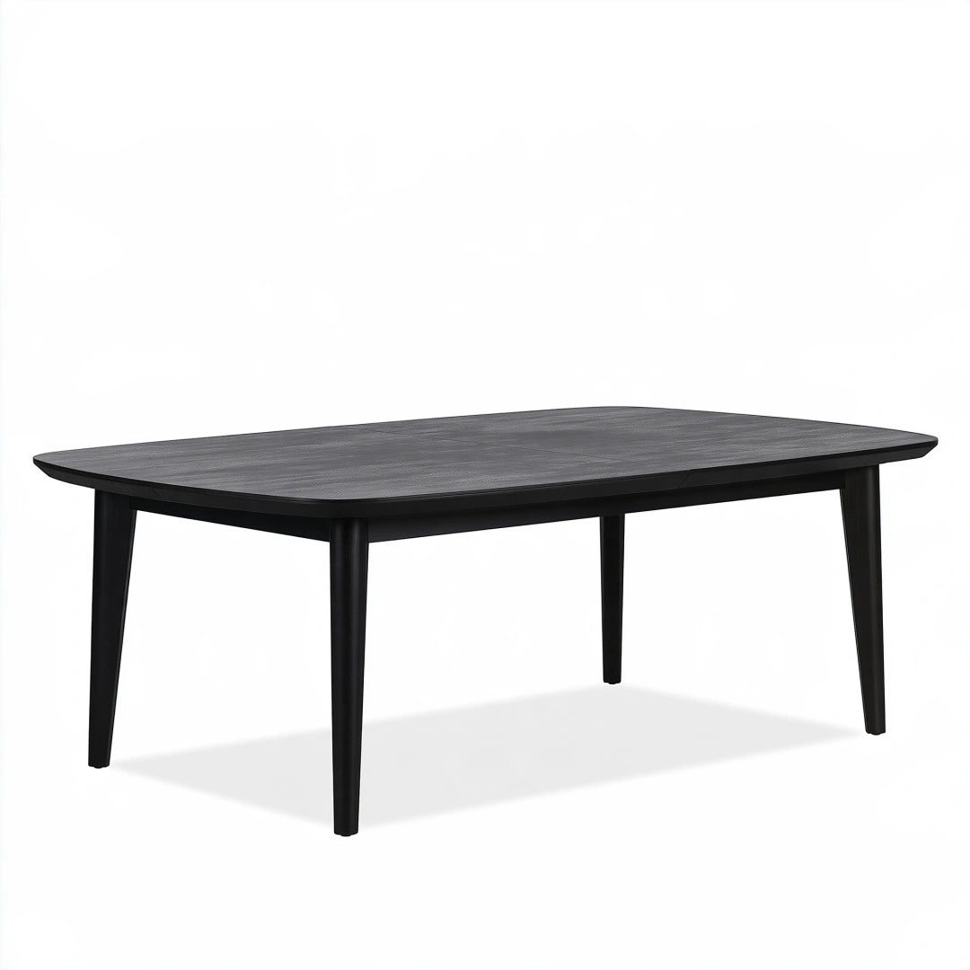 Esstisch 180 x 90 x 75 cm Holz Schwarz Anthrazit modern rechteckig